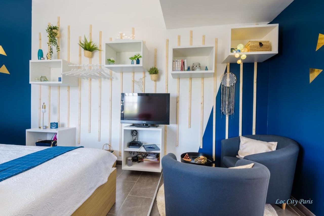 Studio Bleu - Parc Asterix - Mer De Sable - Villepinte - Aeroport Cdg Vemars 외부 사진